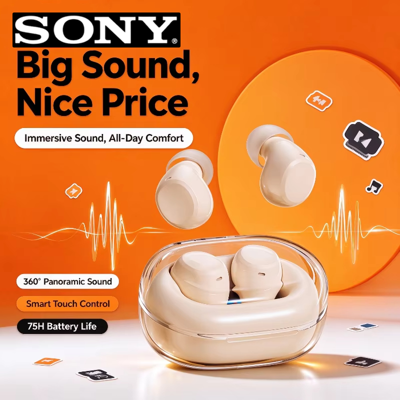 Headphones Wireless - Беспроводная гарнитура Sony: удобные мини-наушники с